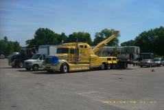 A recent local towing service job in the area