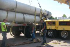 A recent automobile towing job in the area